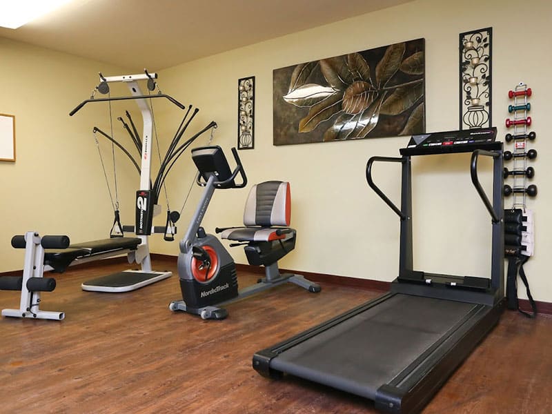 State of the art rehabilitation and exercise room.