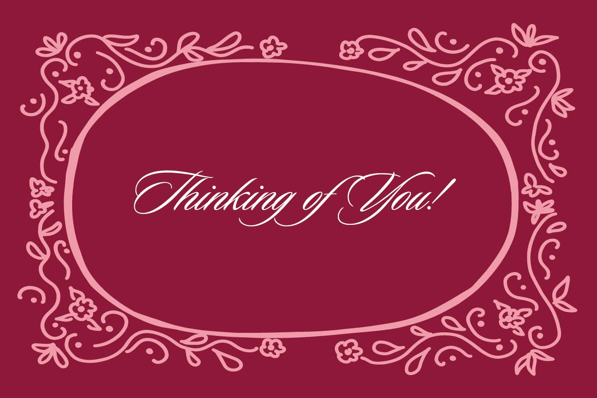 dog with miss you text